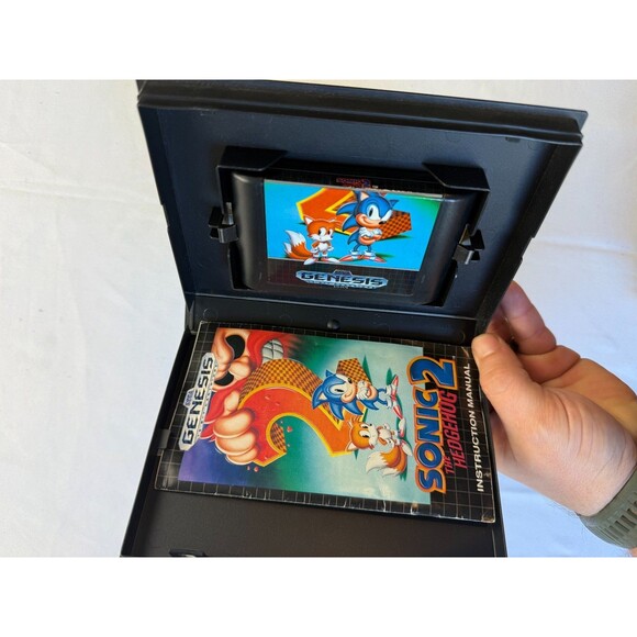 SEGA GENESIS SONIC THE HEDGEHOG 2 GAME WITH ORIGINAL BOX Vintage - Picture 4 of 4